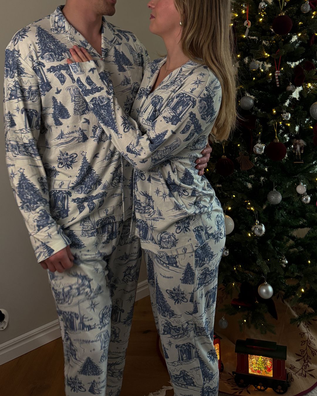 Julpyjamas Herr Byxa - Midvinternatt