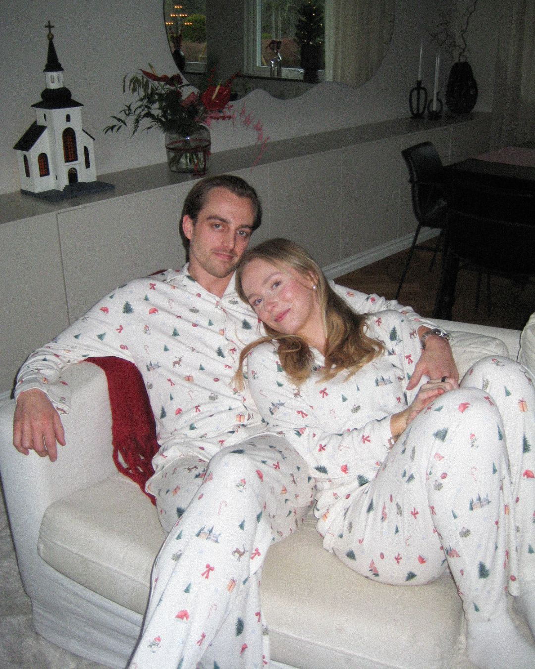 Julpyjamas Dam Byxa - Juletid