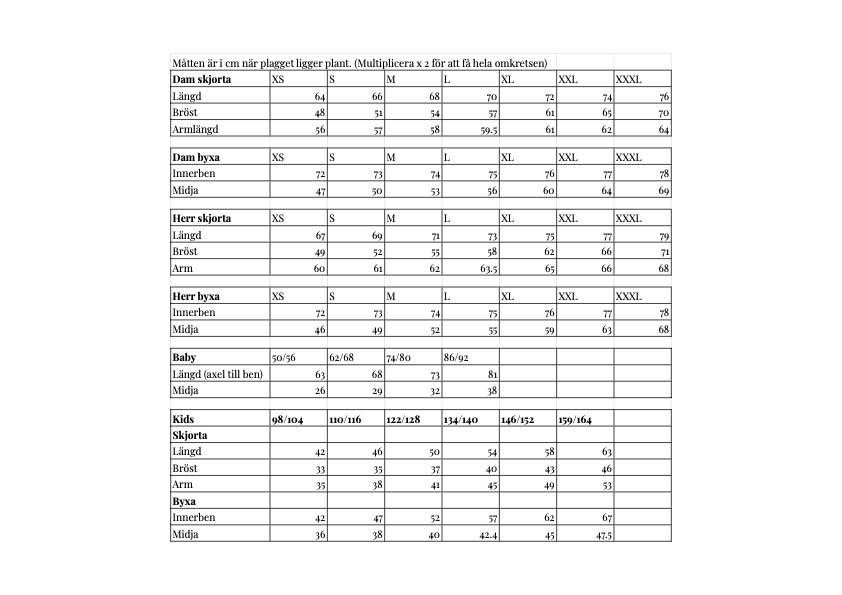 Julpyjamas Herr Skjorta - Midvinternatt